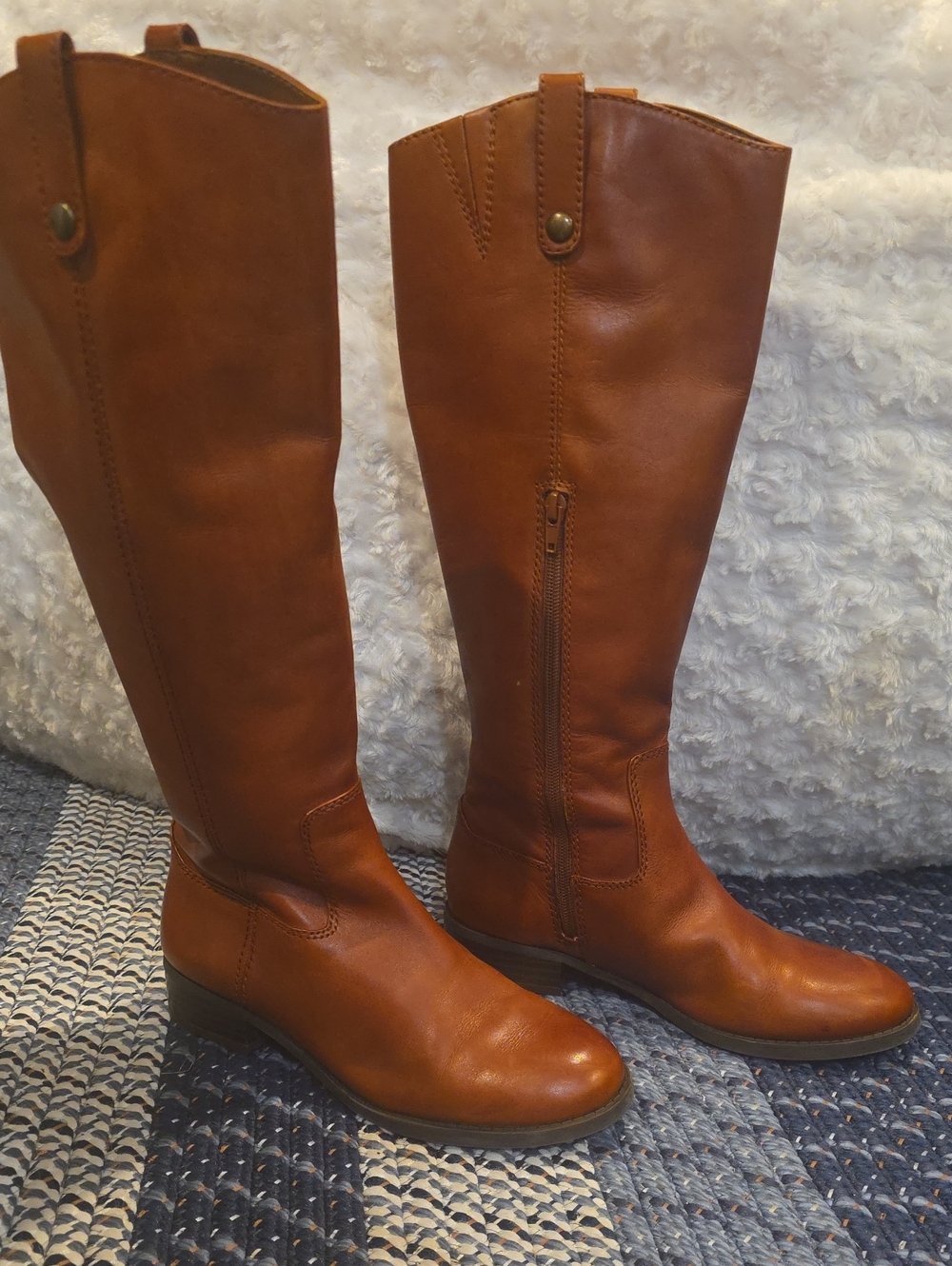 Women's Tall INC  Riding Boots in Cognac Brown